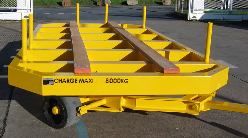 5RIFOC0002 - Remorque industrielle charge maxi 8000 kgs