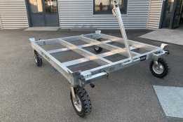 2R0022 - Châssis sur roulettes pour le transport de structures modulaires