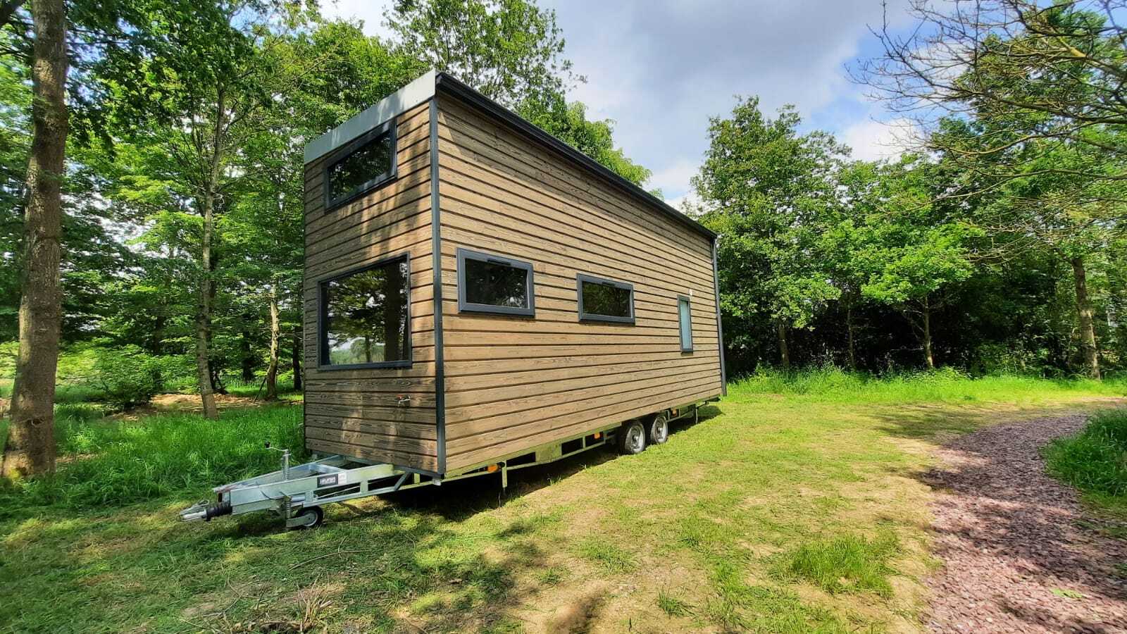 Remorque avec tiny house 1